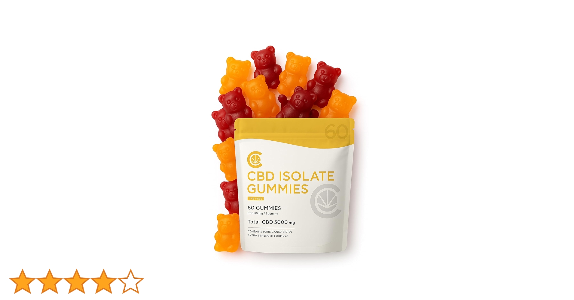 Amazon | CBD グミ CannaTech 3000mg 60粒 50mg/粒 CBDアイソレート